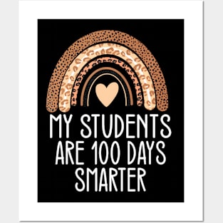 My Students Are 100 Days Smarter 100Th Day Of School Teacher Posters and Art